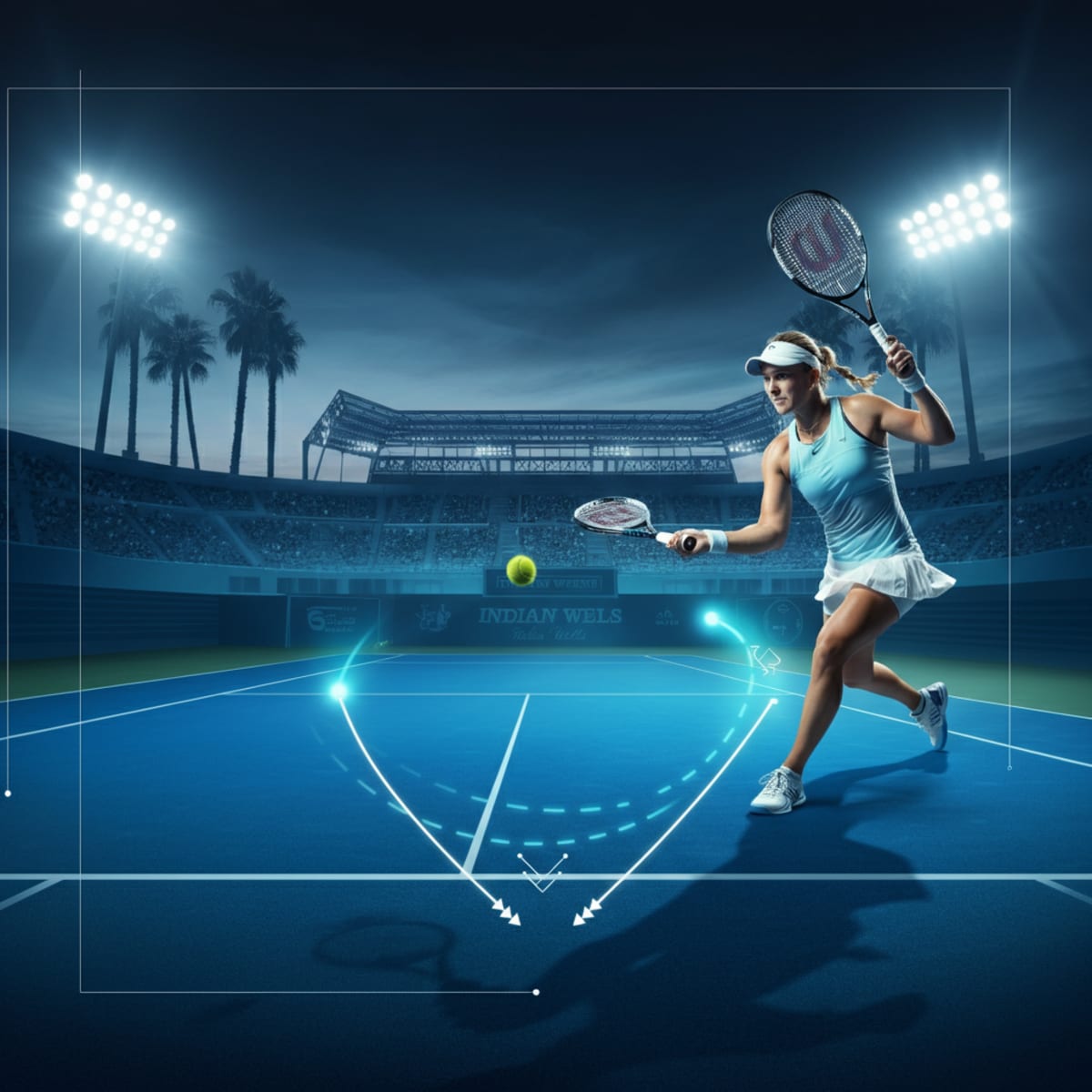 Sabalenka Sweeps Osaka 6-2, 6-4 for Indian Wells QF Spot