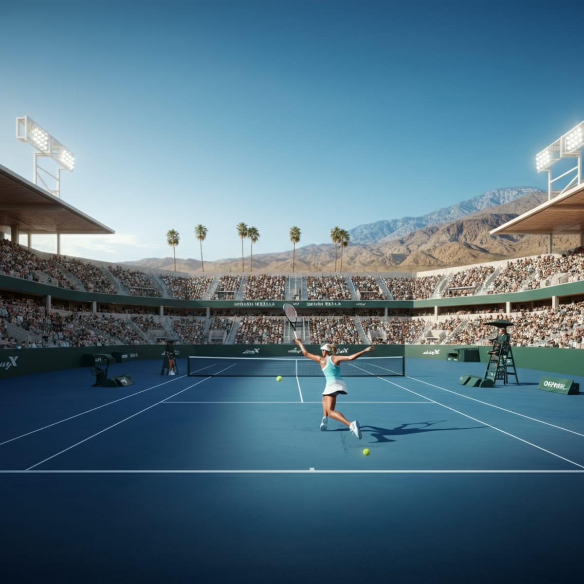 Sabalenka Sweeps Osaka at Indian Wells Last 16 Clash