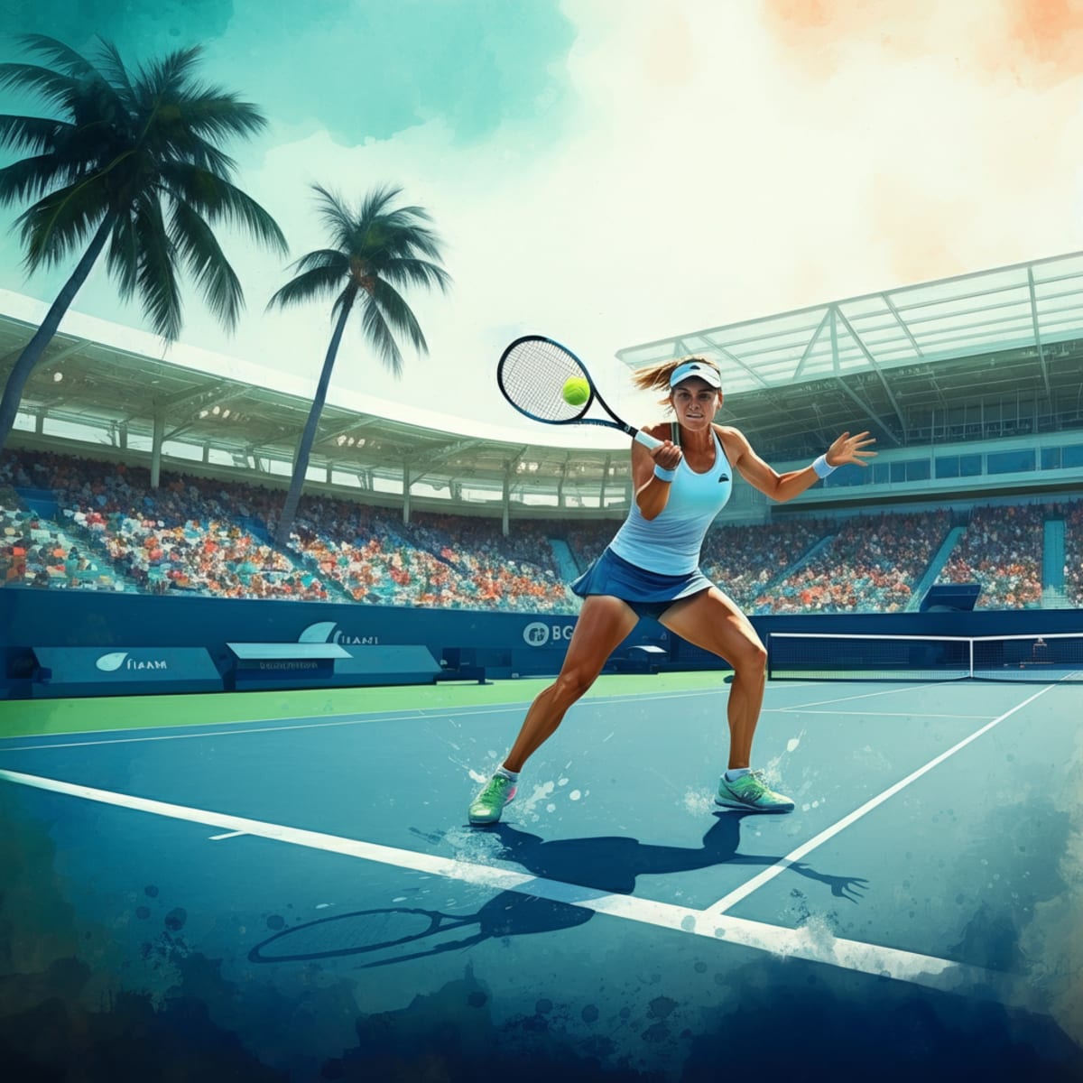 Swiatek's Historic 73-Match Opening-Round Streak Halted by Linette