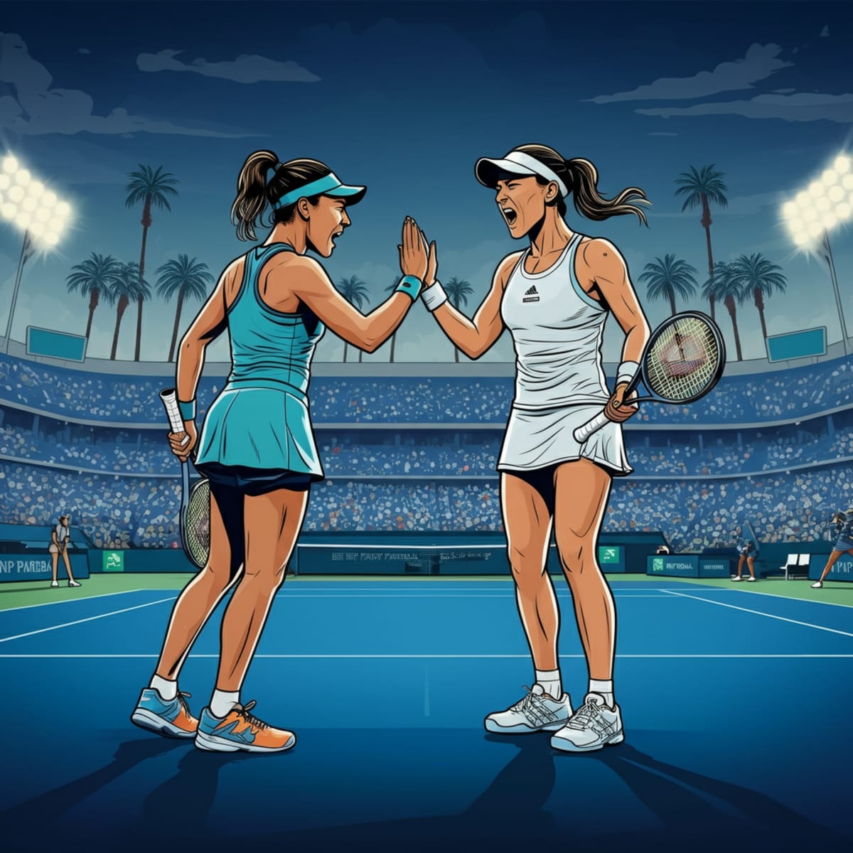 Townsend & Siniakova Win BNP Paribas Open Doubles Title