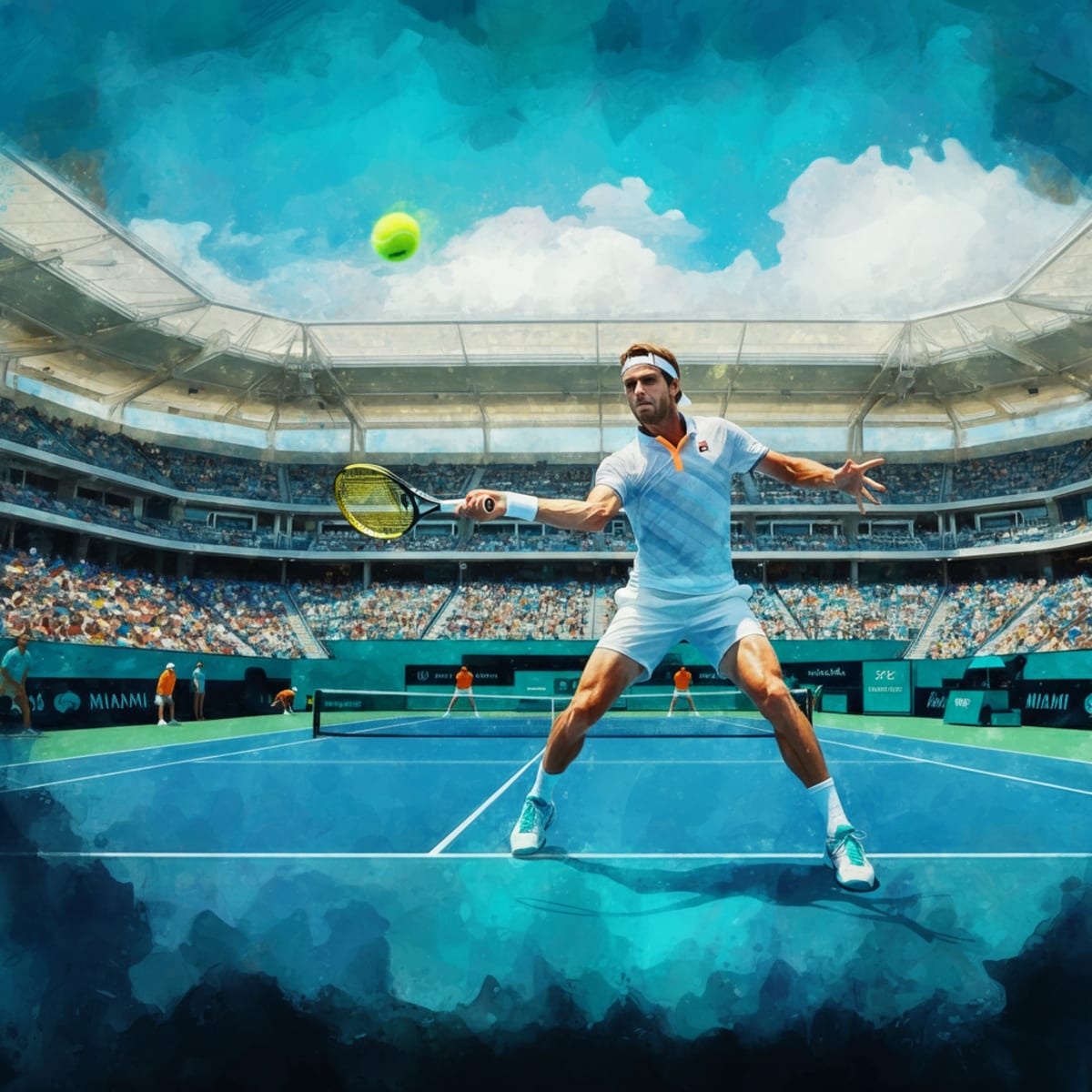 Tsitsipas Solves De Minaur 6-3, 7-6 at the Miami Open