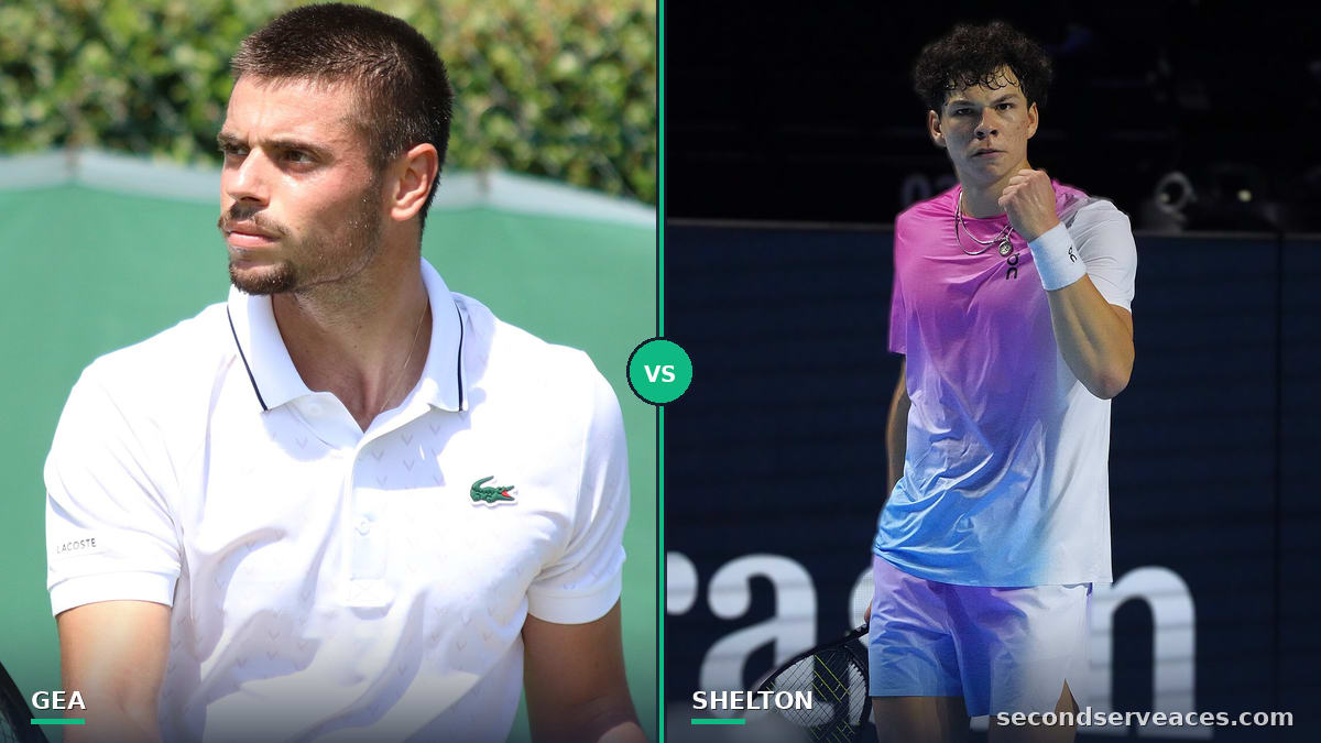 Arthur Gea Stuns Ben Shelton 7-6, 7-6 in Shanghai Masters