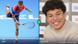 Jerome Kym Stuns Ben Shelton 6-3, 6(4)-7, 7-6(1) in Basel