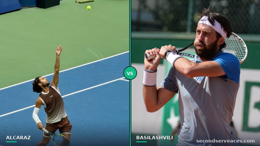 Alcaraz Holds Off Basilashvili 6-1 7-6 to Reach Quarterfinals