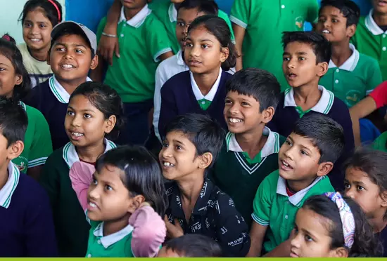 JWP children at Mera Sahara — #PehliClass bridge to first formal school