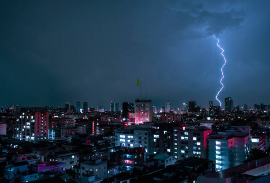 Foto de una PARARRAYOS