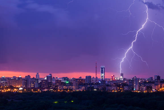 Foto de una PARARRAYOS