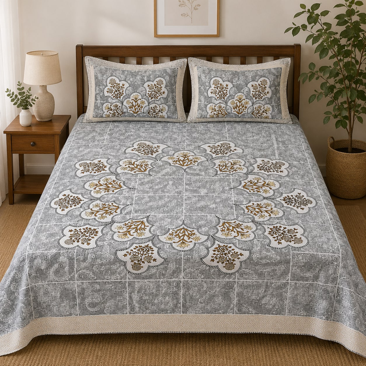 Misty Petals Single Bedsheet