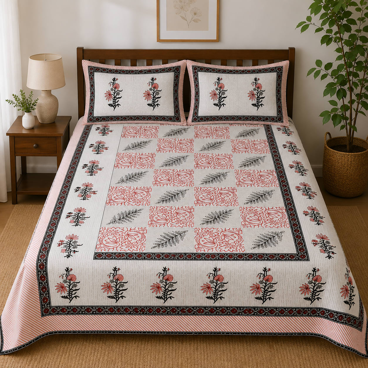 Pink Blossom Single Bedsheet