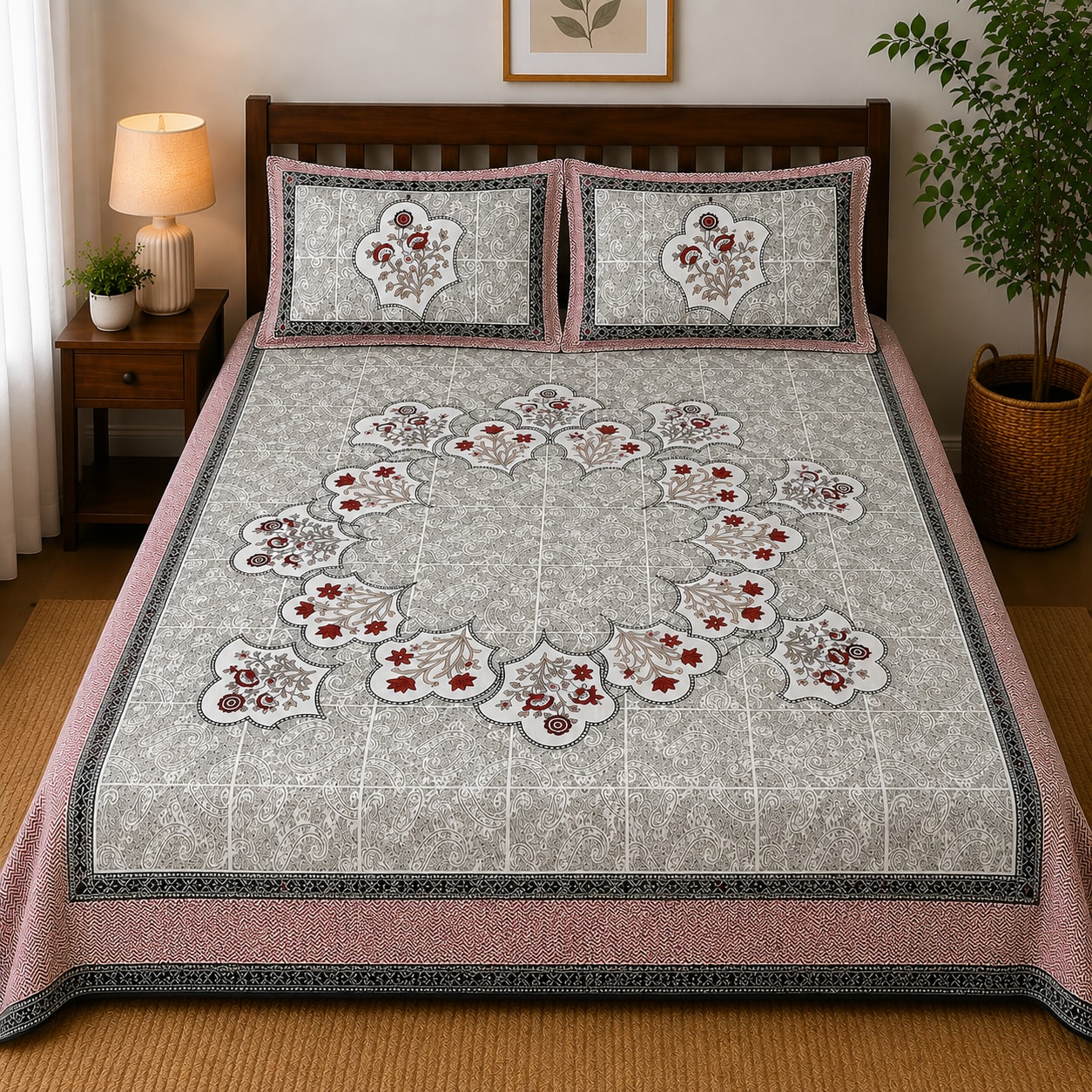 Misty Floral Single Bedsheet