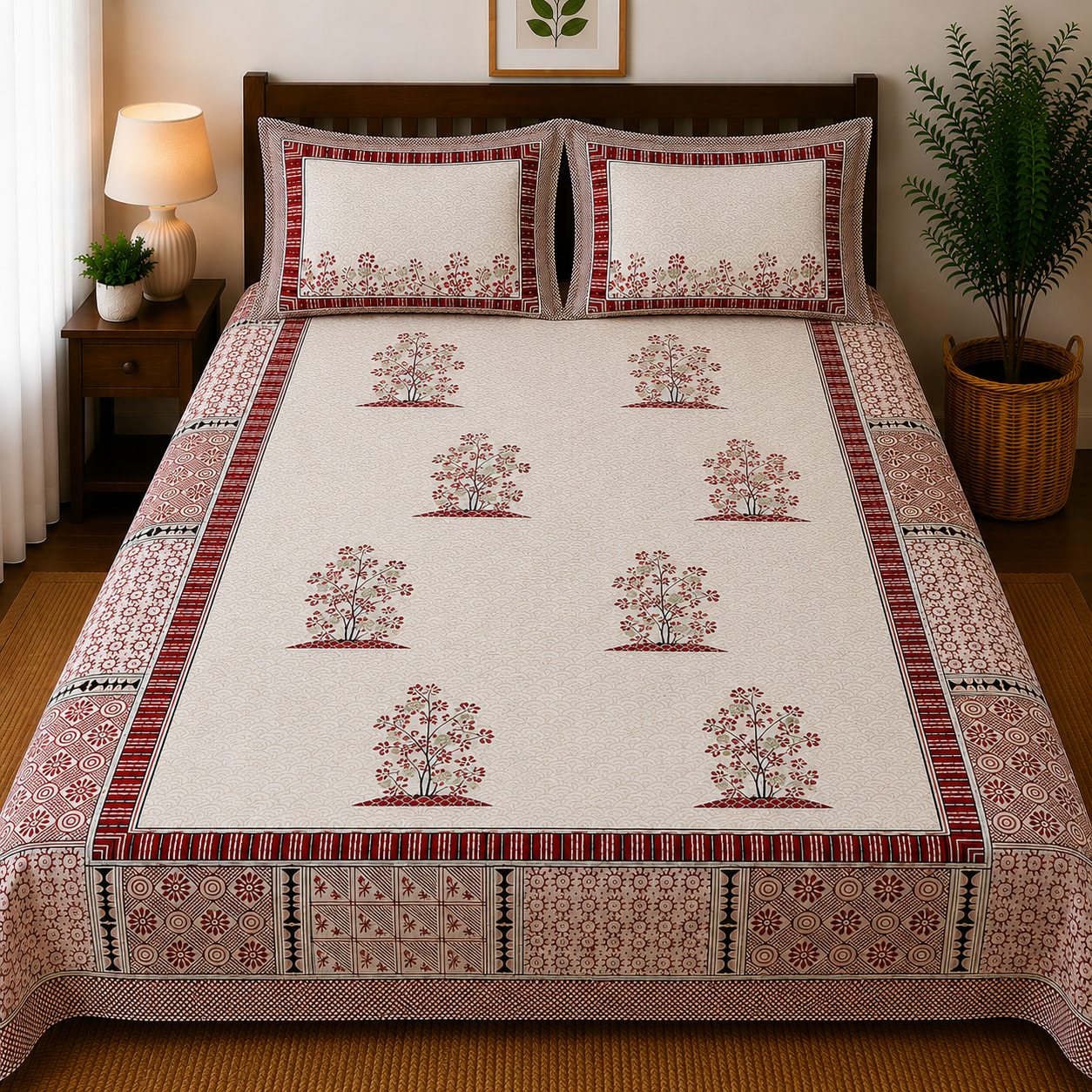 Floral Heritage Single Bedsheet