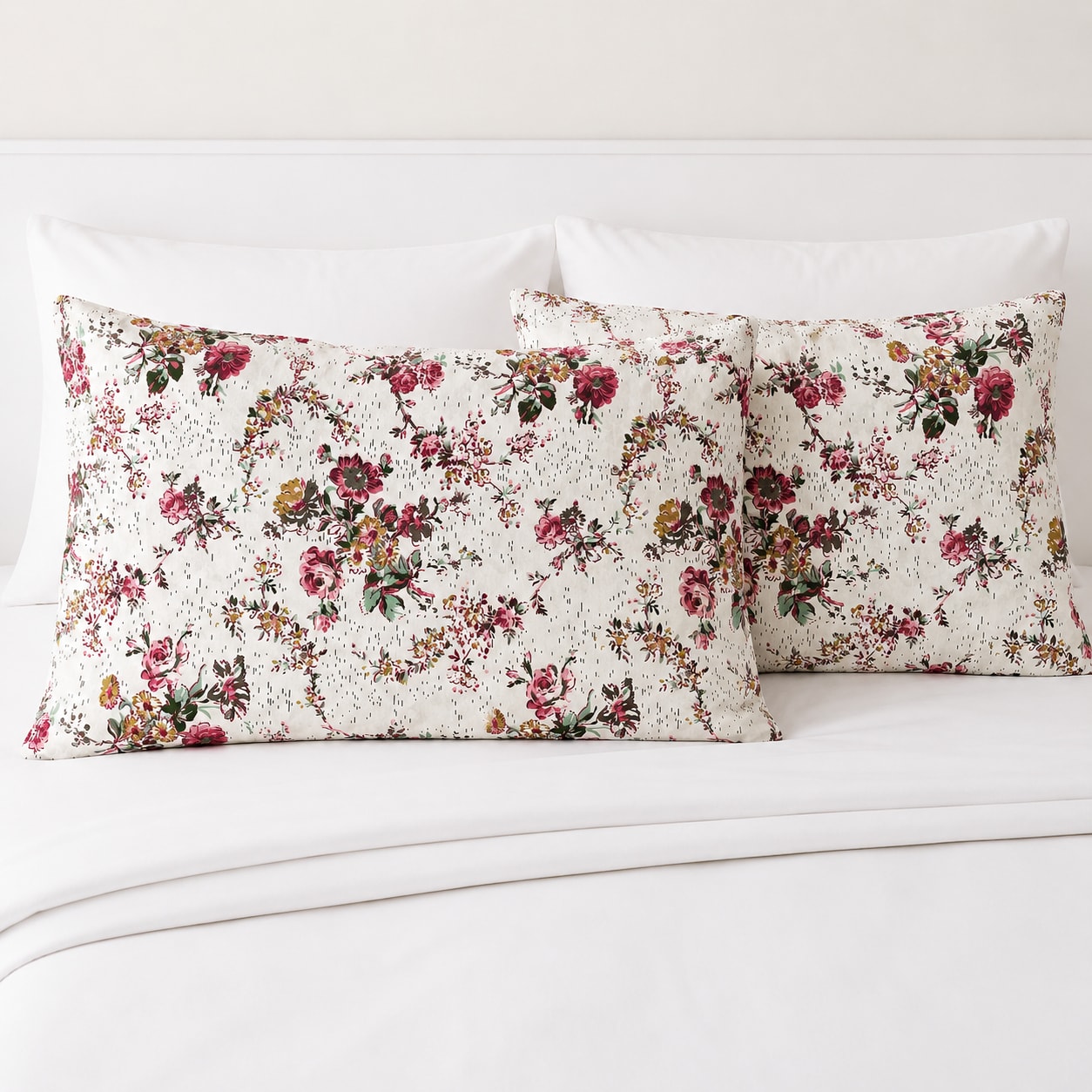 Vintage  Rose Pillow Cover