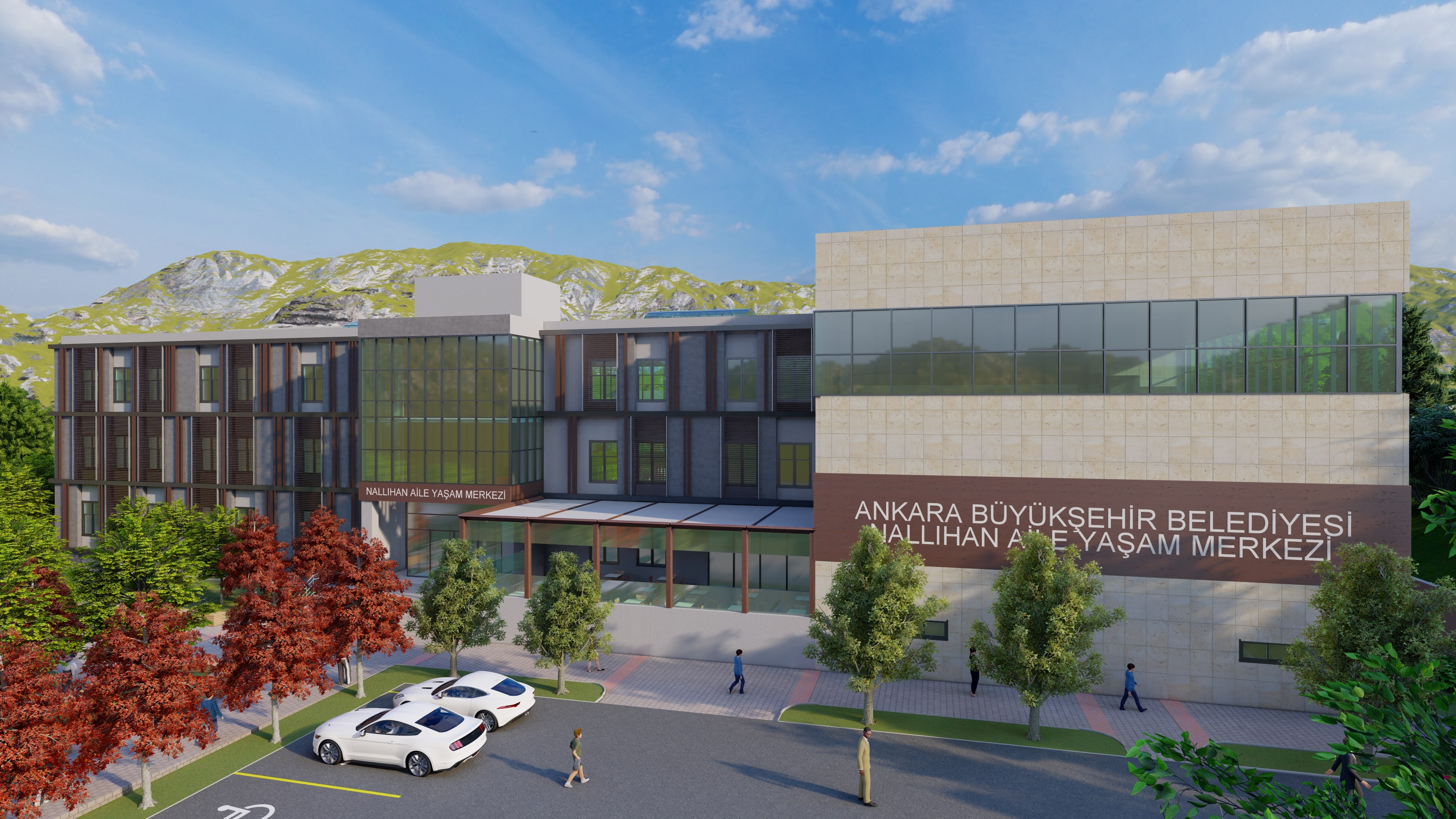 Ankara İli Nallıhan İlçesi Aliağa Mahallesi 334 Ada 2 Parsel Aile Yaşam Merkezi Projesi