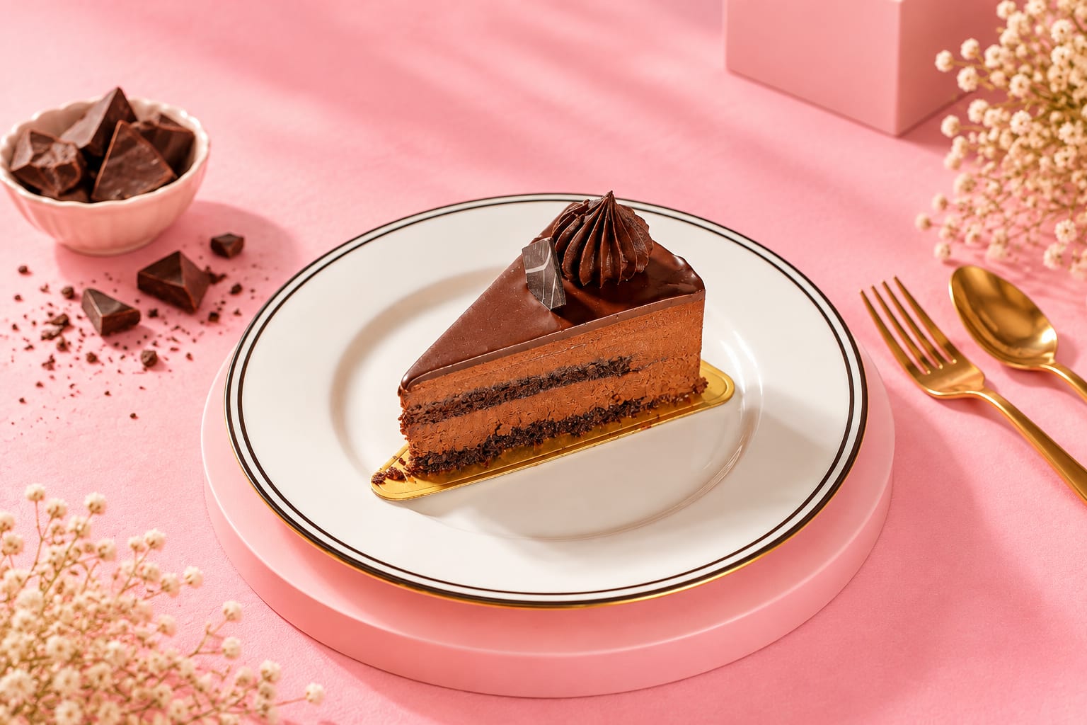 Belgium Chocolate Mousse Pastry