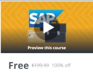 SAP S_4 HANA Essential Training _ Udemy