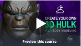 Create your own Hulk Vol 1 Body Modeling Udemy