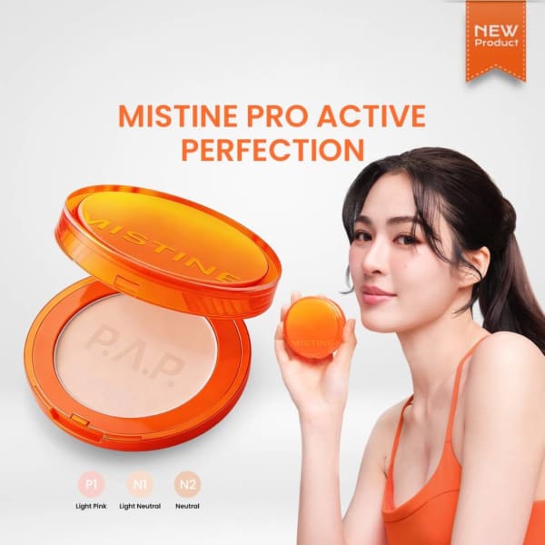 MISTINE PRO ACTIVE PERFECTION UV FOUNDATION POWDER SPF40 PA++++