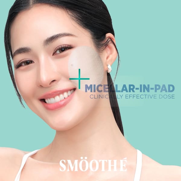 SMOOTH E MICELLAR GLOW CLARIFYING SERUM PAD