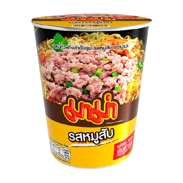 Mama Cup Instant Noodles Minced Pork Flavour
