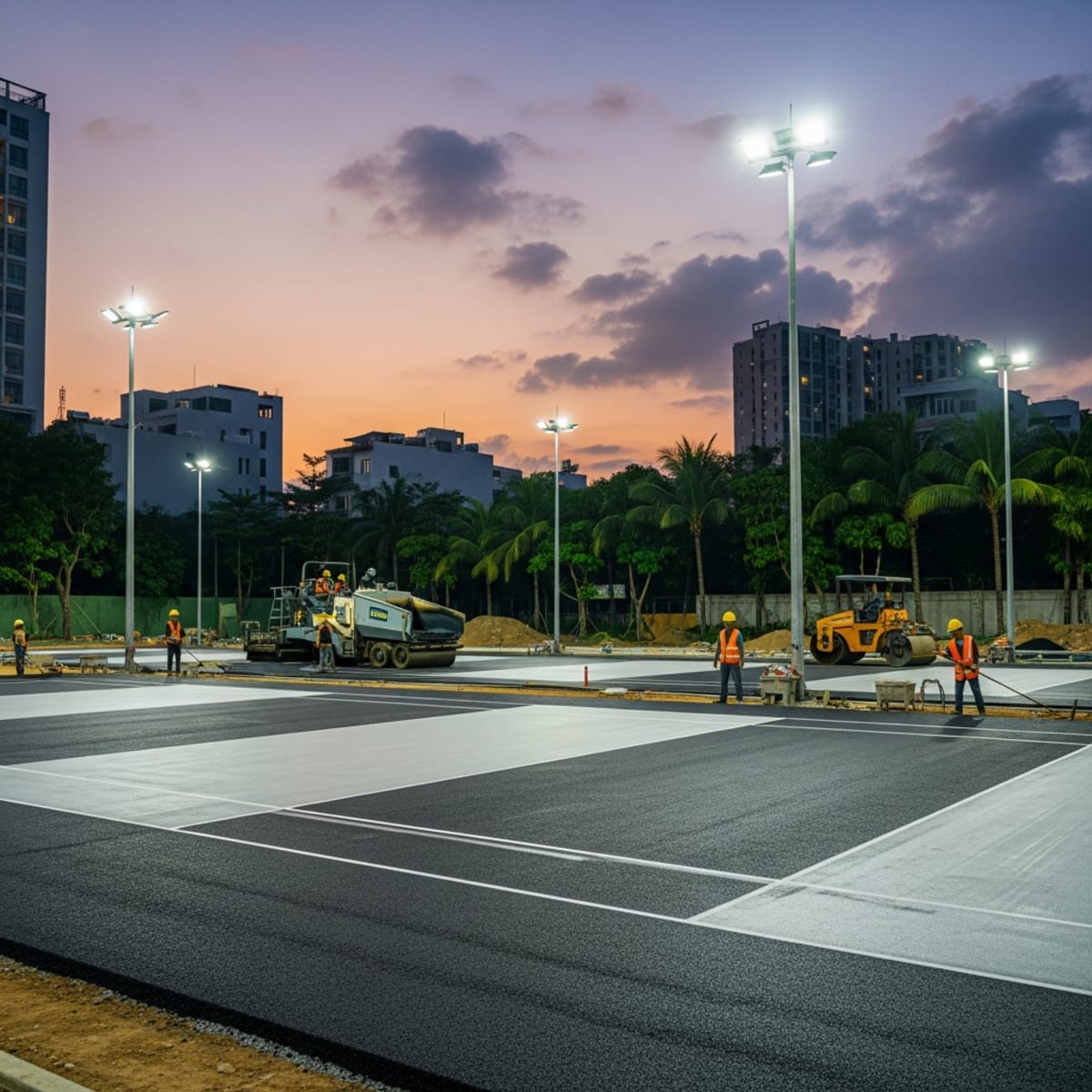 Xây sân Tennis Thủ Đức