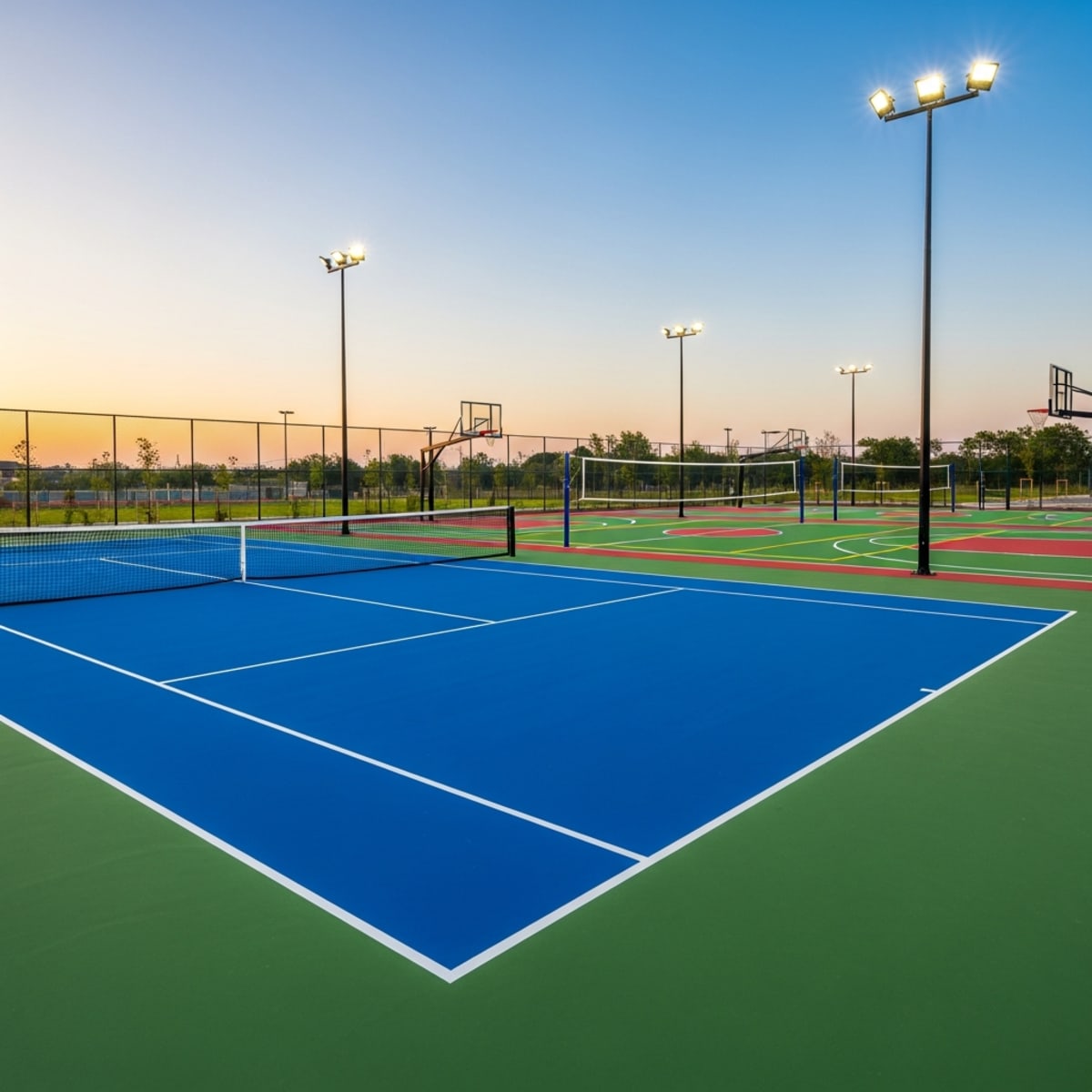 Giá thi công sân Tennis