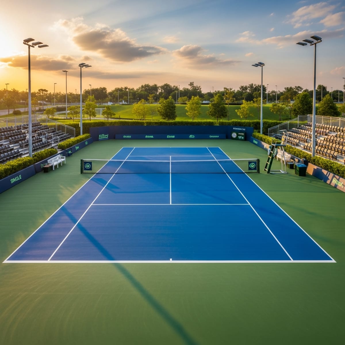Kích thước sân Tennis chuẩn
