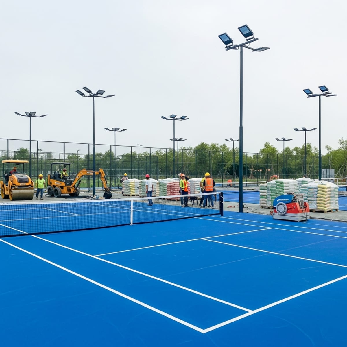 Thi công sân Pickleball TPHCM