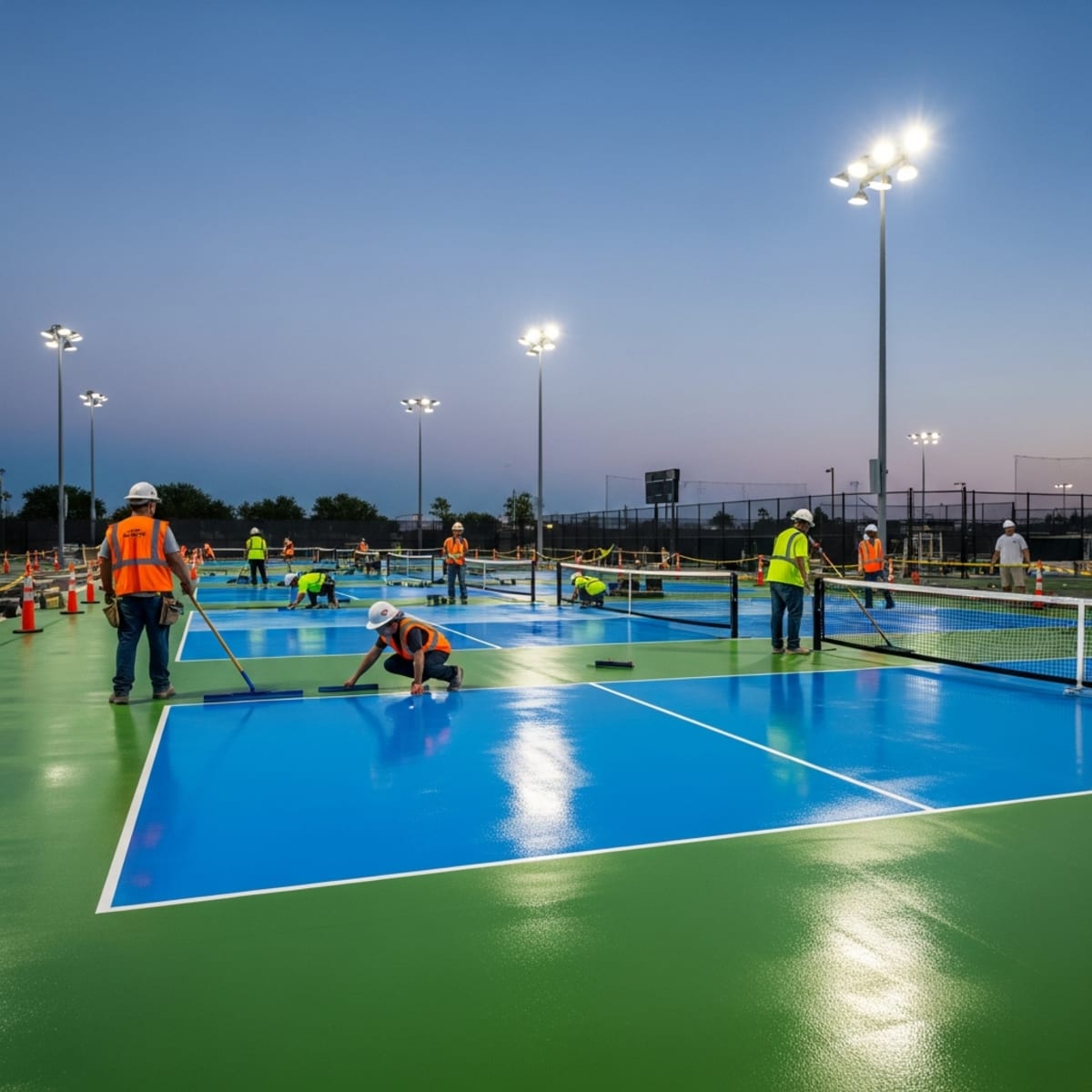 Thi công sân Pickleball uy tín