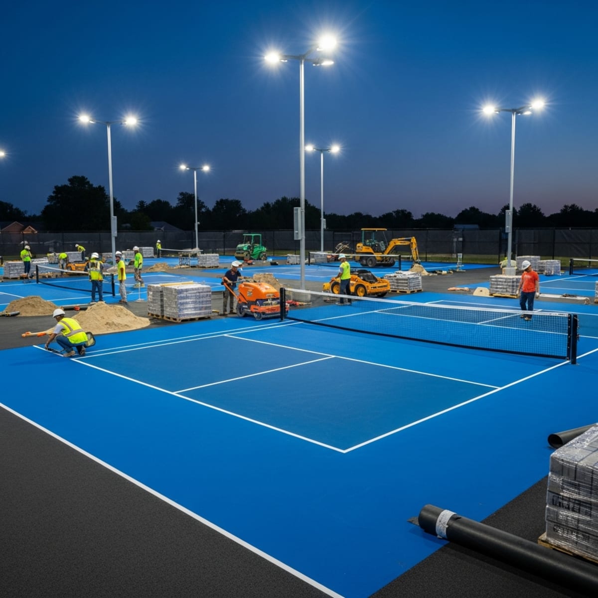 Thi công sân Pickleball uy tín