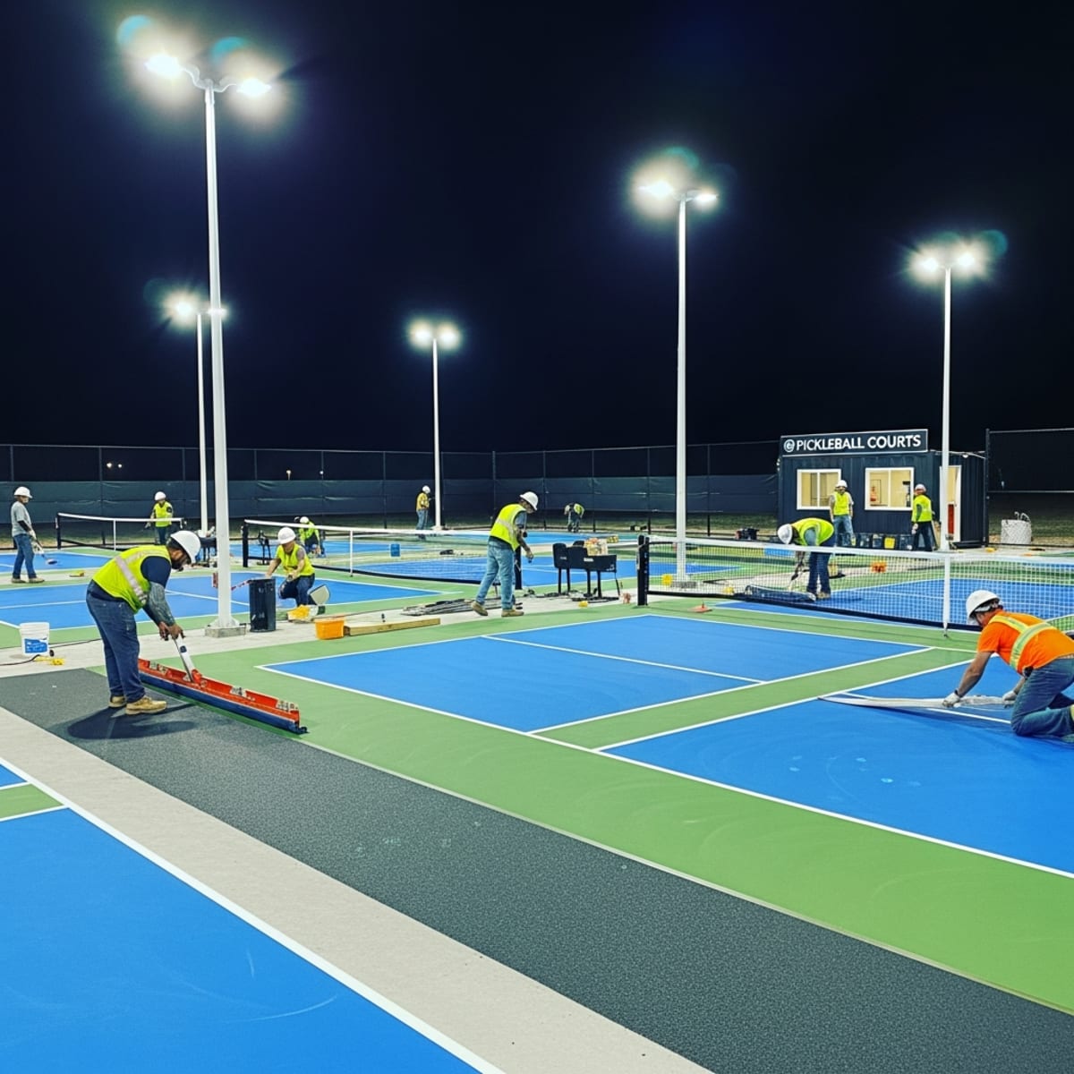 Thi công sân Pickleball uy tín