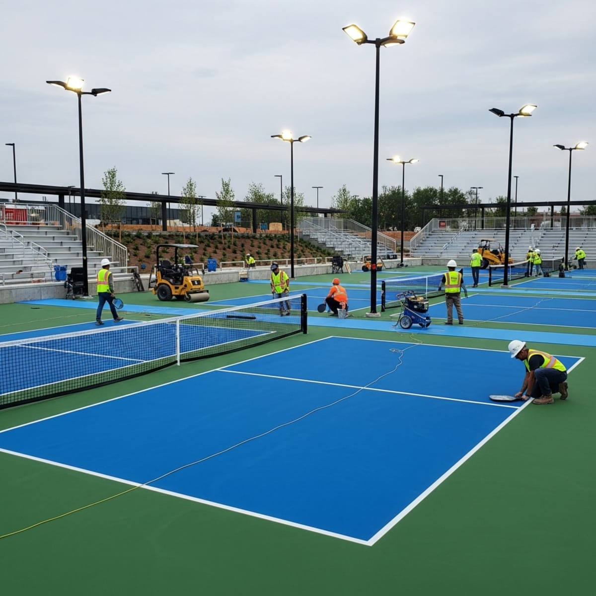 Thi công sân Pickleball uy tín