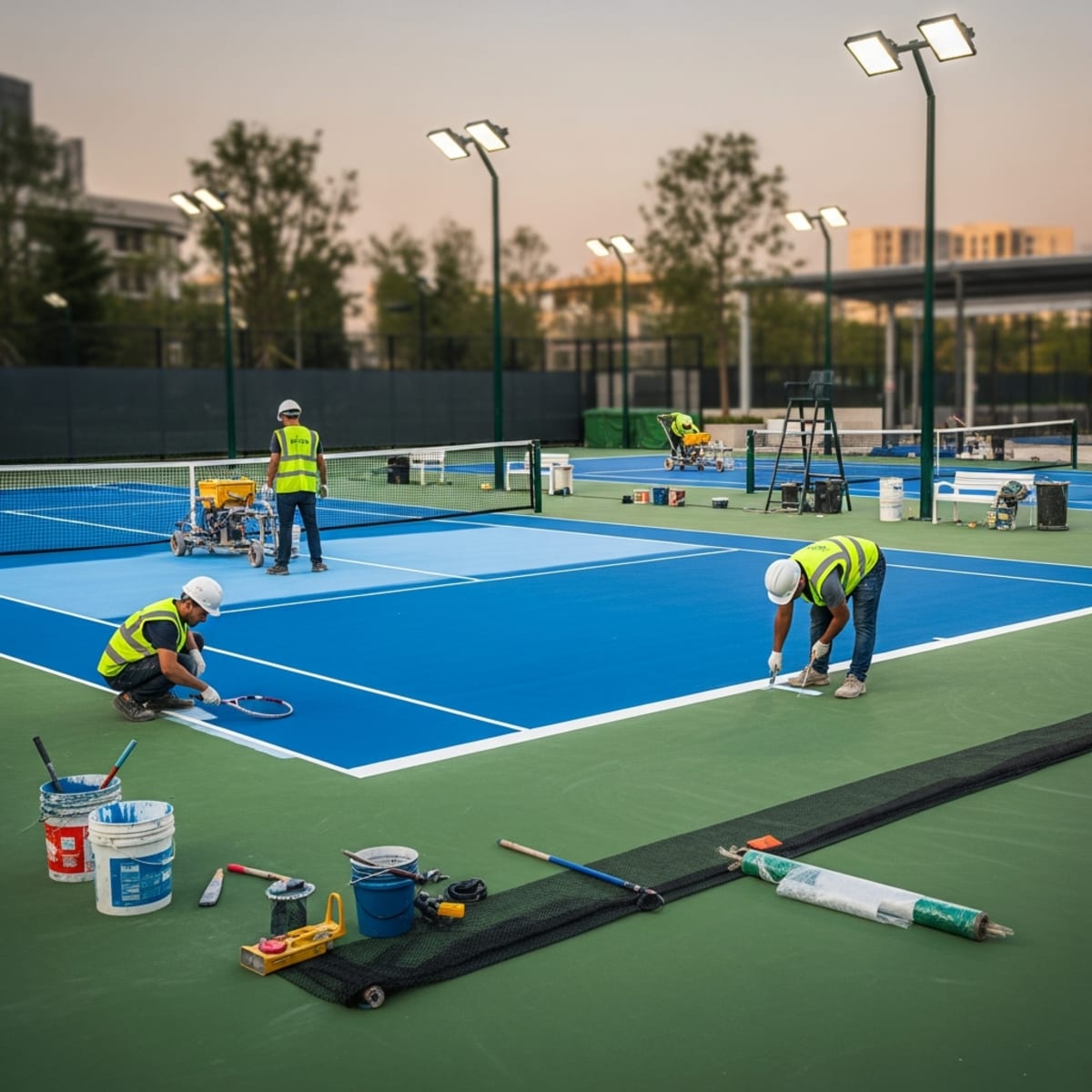 Cải tạo sân Tennis hiệu quả