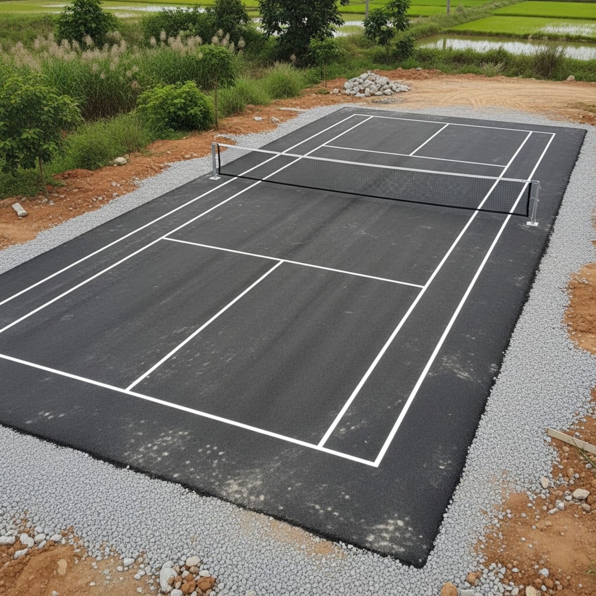 Diện tích tối thiểu làm sân pickleball