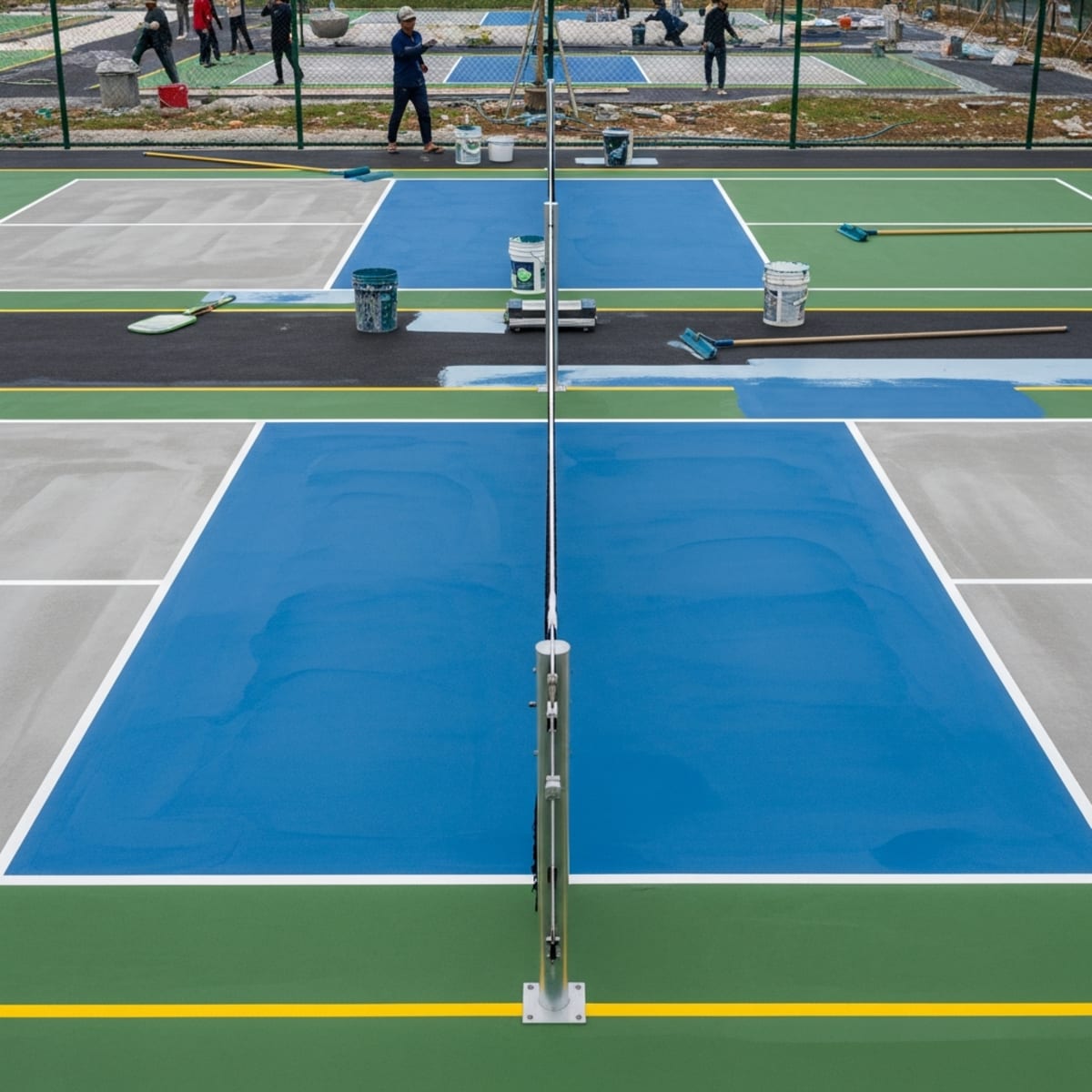 Sơn acrylic sân pickleball