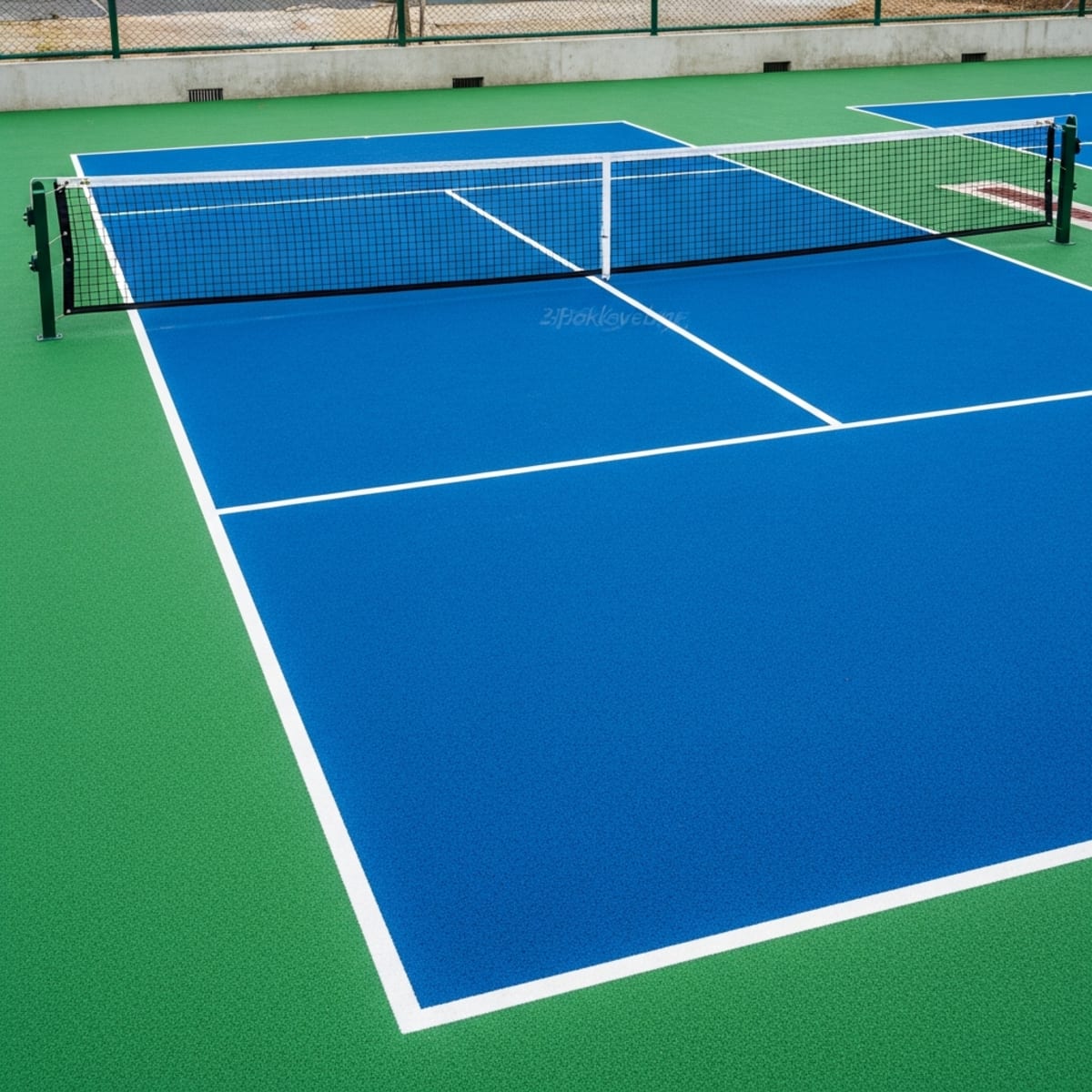 Mặt sân pickleball có lớp đệm