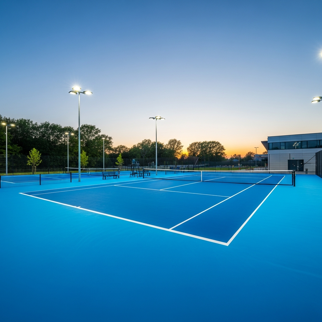 Sơn Silicon PU sân Tennis