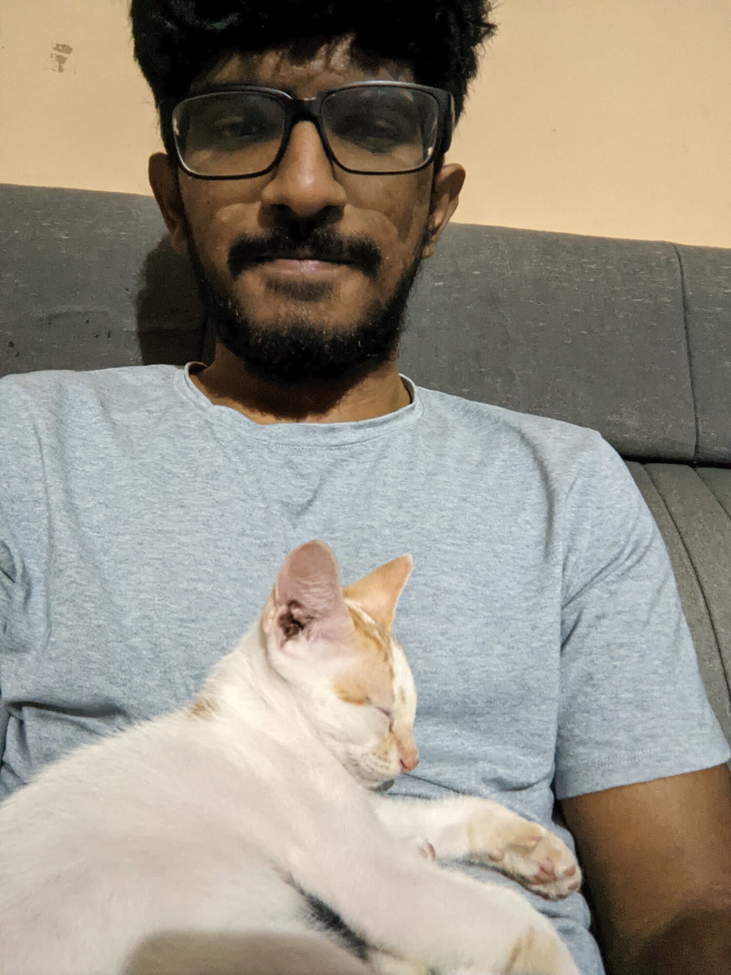 My boys love lying on my lap. Needless to say, I hardly get any work done when this happens.