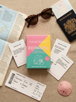Bermuda Trivia Visitor Edition flat lay