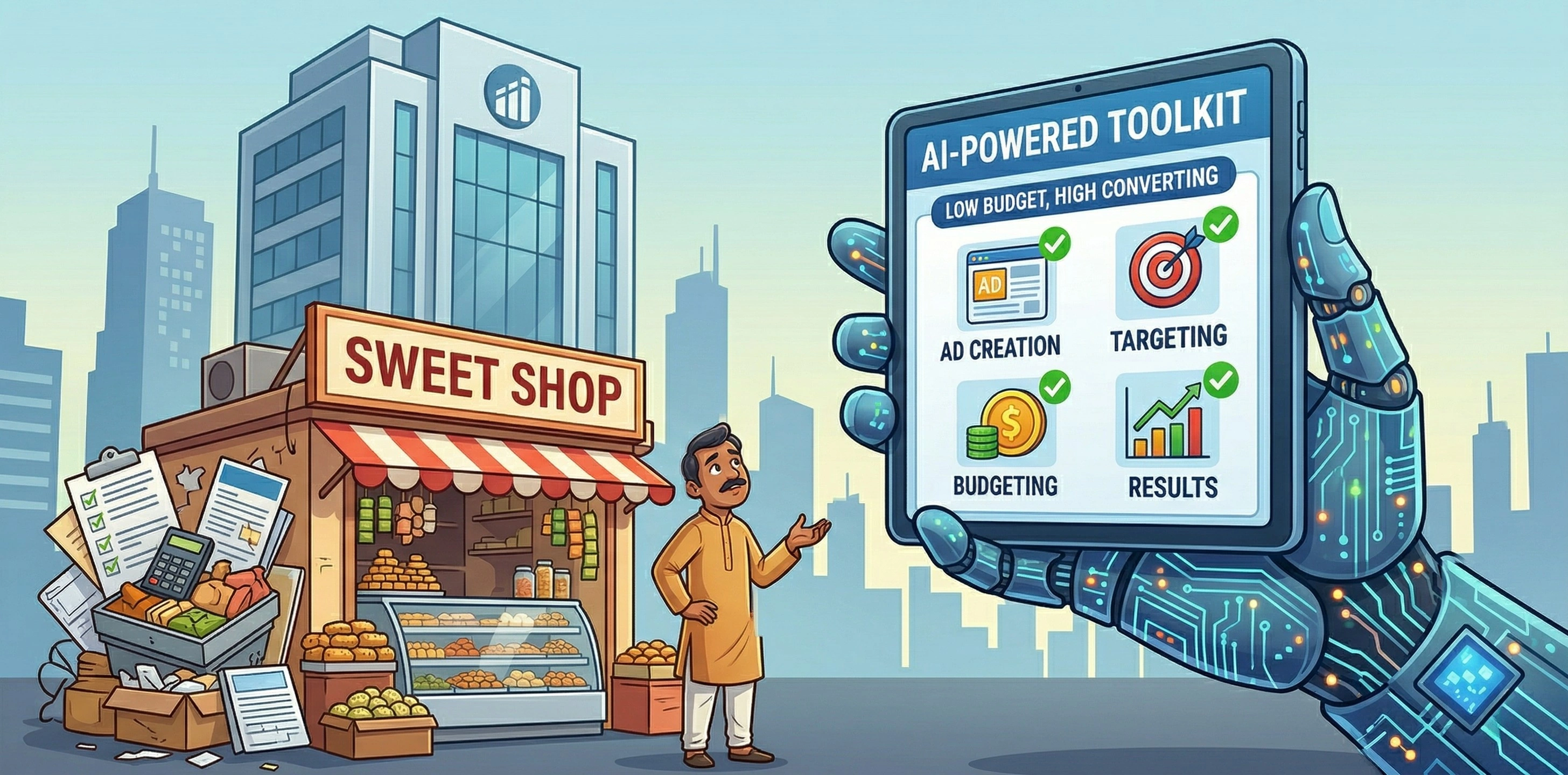 How AI Is Helping Small Businesses in India Run Performance Marketing on a Low Budget