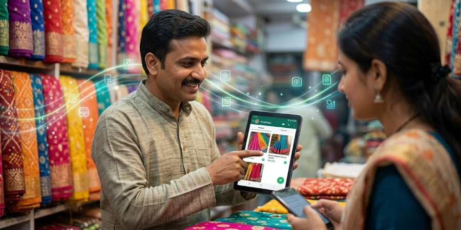 How Indian Businesses Are Actually Using WhatsApp Example
