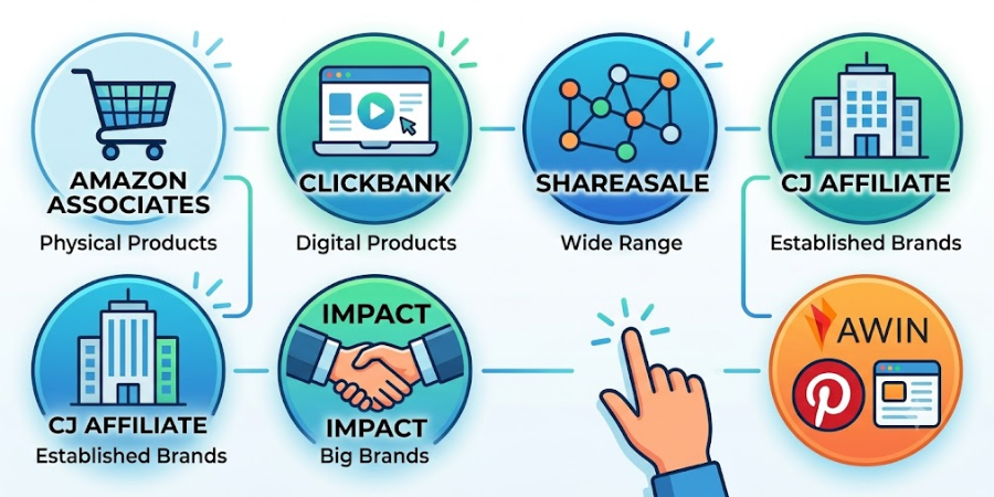 Comparison Between Beginner-Friendly Affiliate Platforms