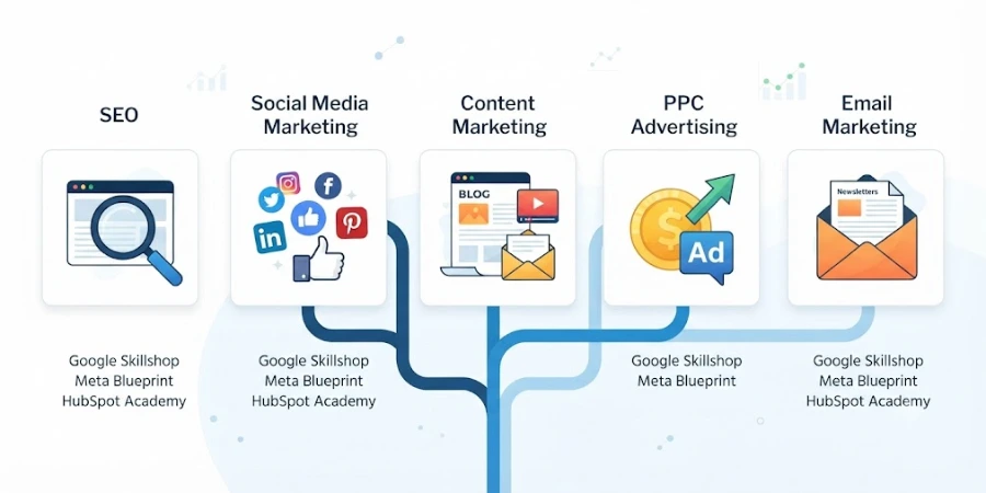 Start with Core Skills to Build a Digital Marketing Portfolio Without Job Experience