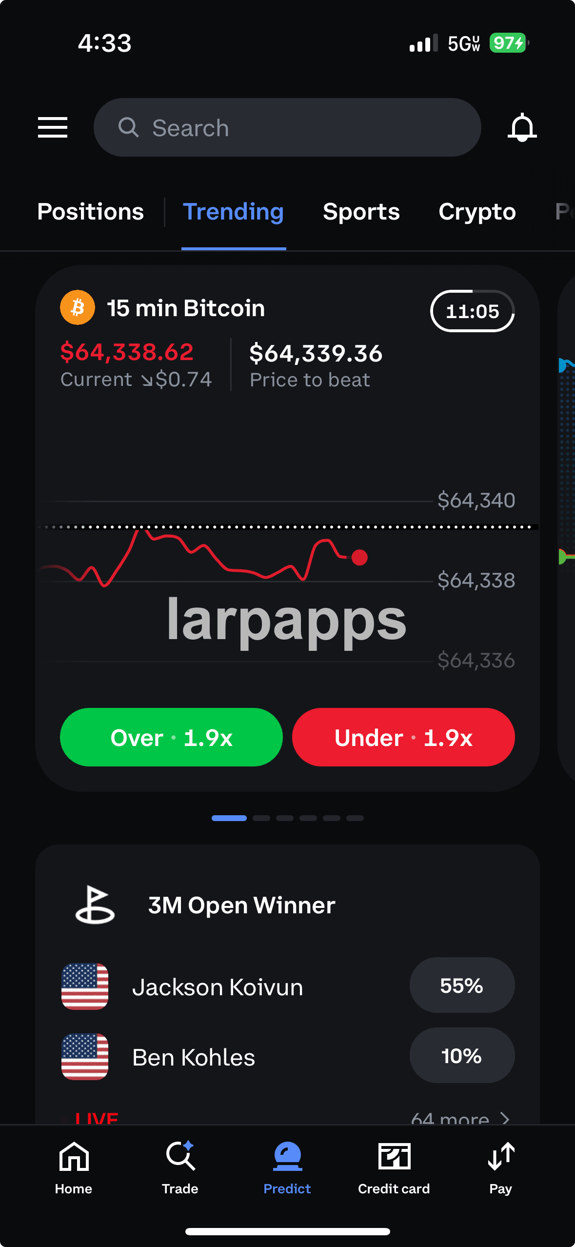 Coinbase prediction markets screen preview