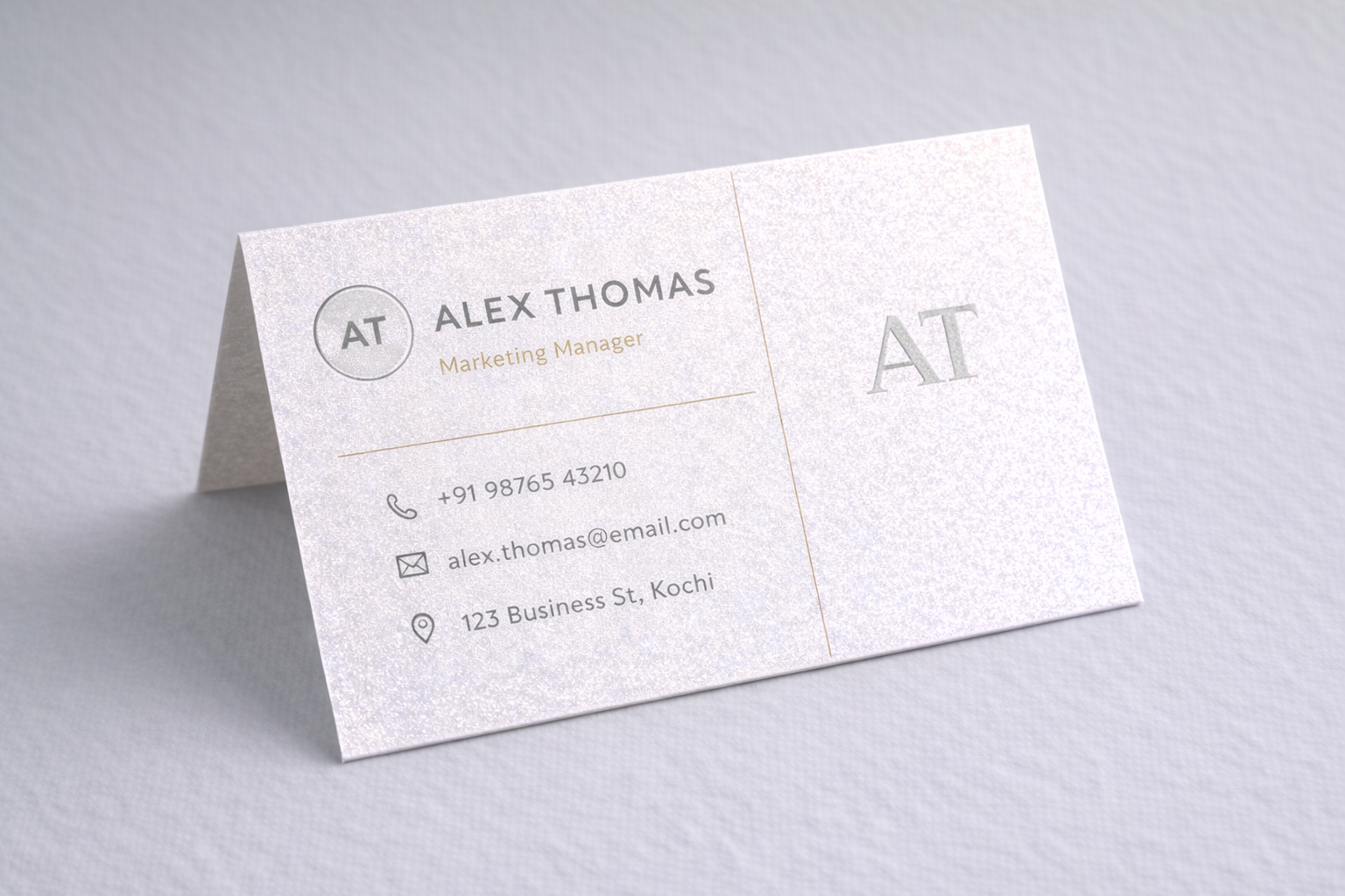 Folded Business Cards NZ | 300-350gsm | Matte, Gloss Papers