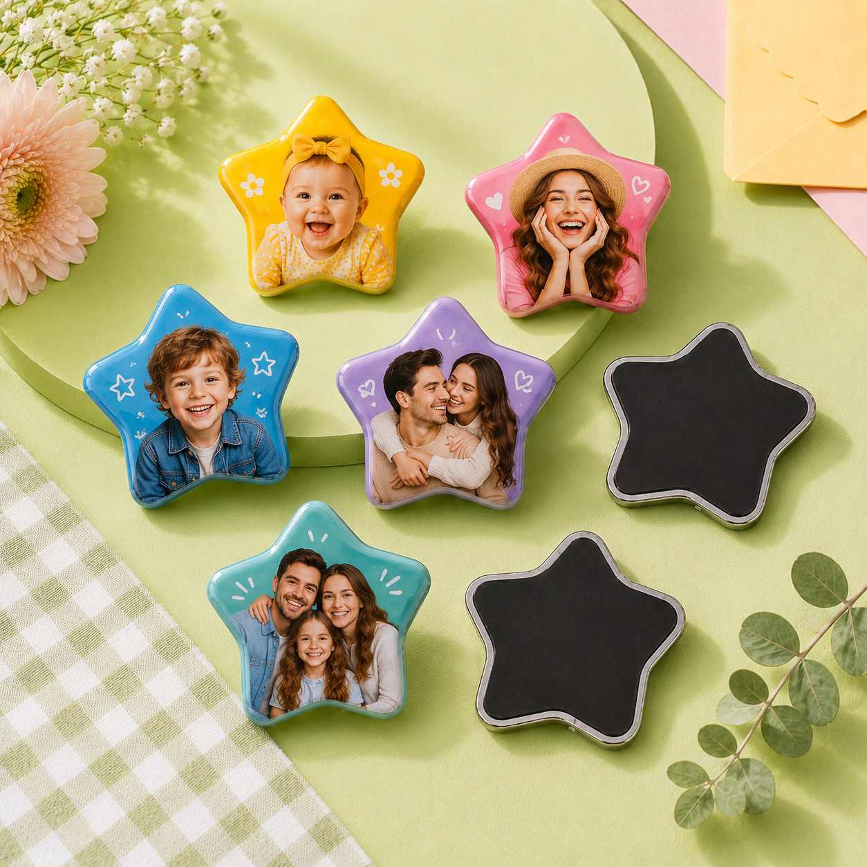 Star Shape Fridge Magnet Printing Hamilton | Custom Star Magnets