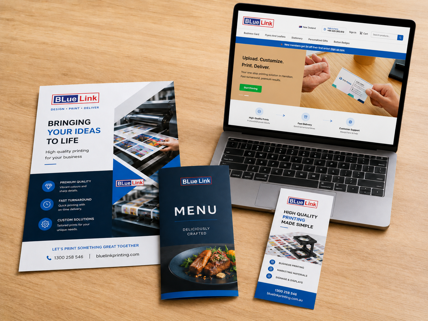 Custom Flyers & Bifolds (A4, A5, A6, DL Sizes)