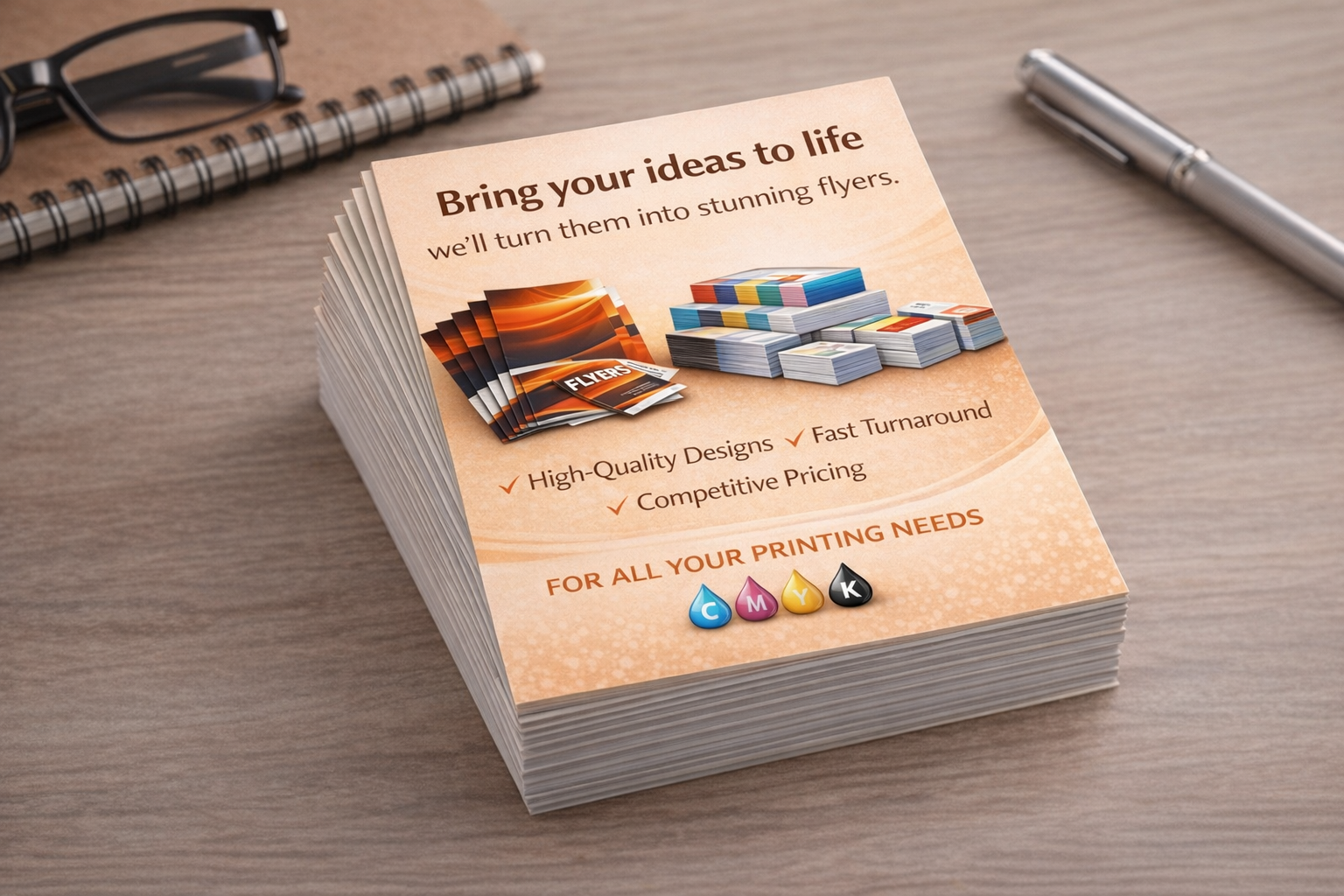 Custom Flyers & Bifolds (A4, A5, A6, DL Sizes)
