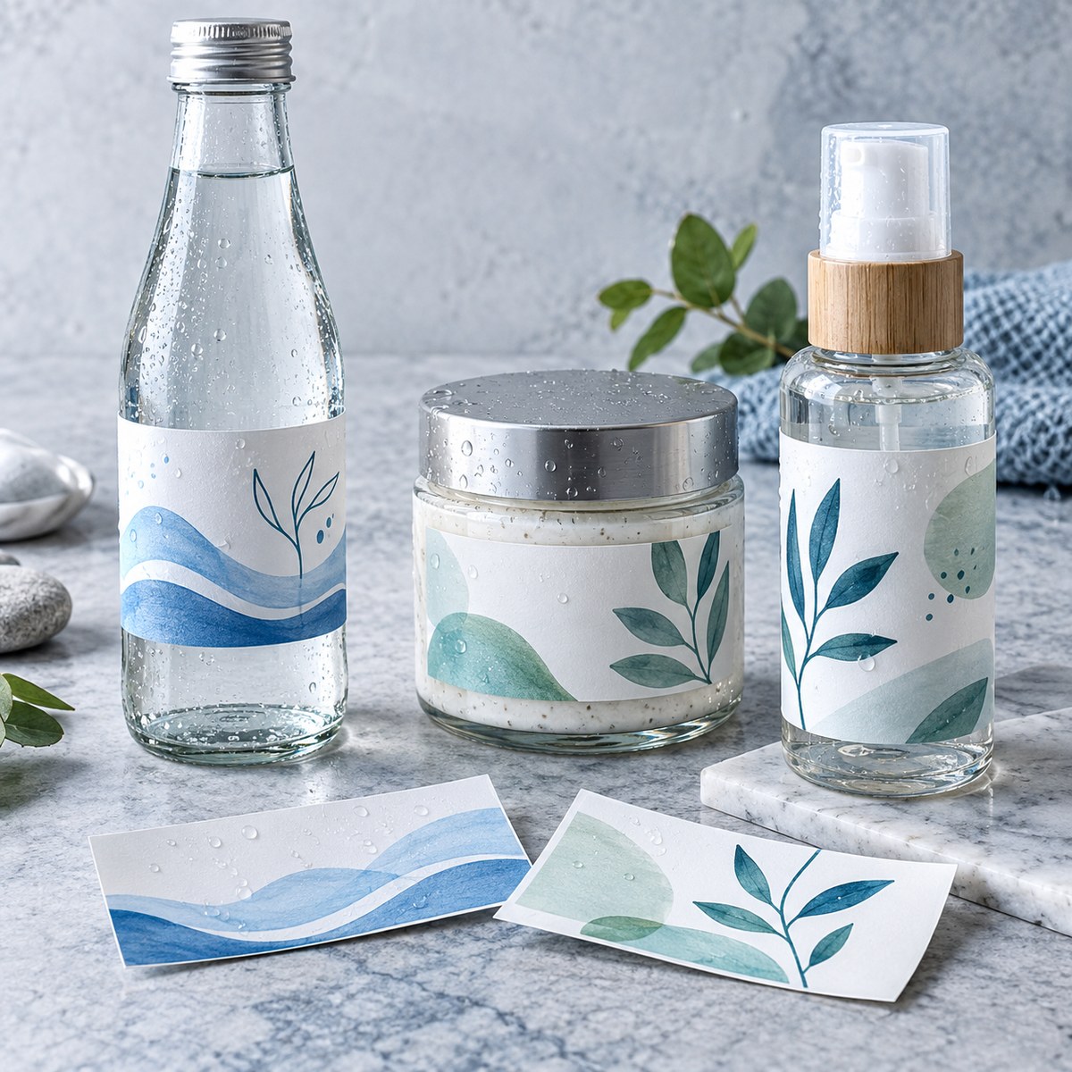 Water-Resistant Vinyl Labels NZ | Bottles & Jars