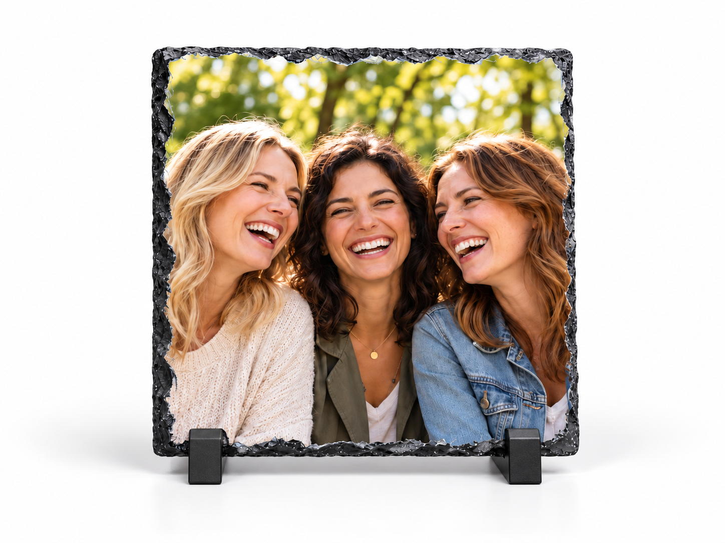 Personalised Square Stone Photo Frame