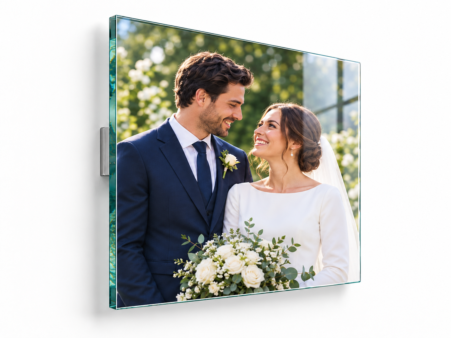 Personalised Square Stone Photo Frame
